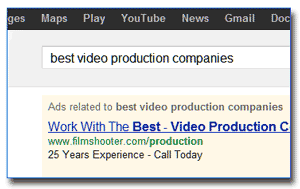 Search for best video production company